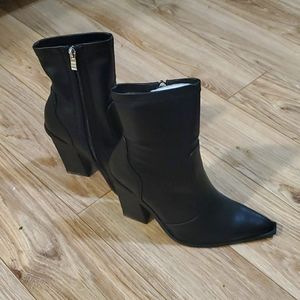 Black ankle booties